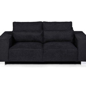 Byop Gallery Broadgate 3-Seater Sofa in Black Textured Fabric